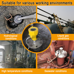 LCD High Frequency Pulse 26GHz Radar Level Meter with RS485 Modbus For Various Liquid or Water Level Measuring