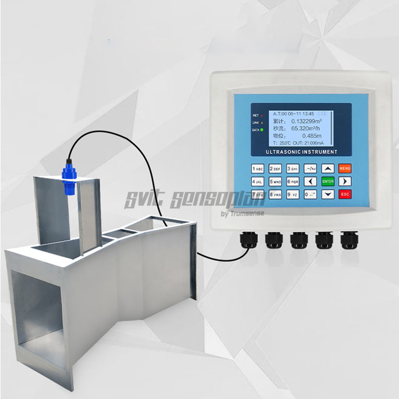 Trumsense IP68 Probe Ultrasonic Open Channel Flowmeter Rs-485, Modbus, 4-20ma Current Signal And Multi-channel Switch Value Can Be Equipped With Sms Or Gprs Wireless Module To Realize Remote Telemetry