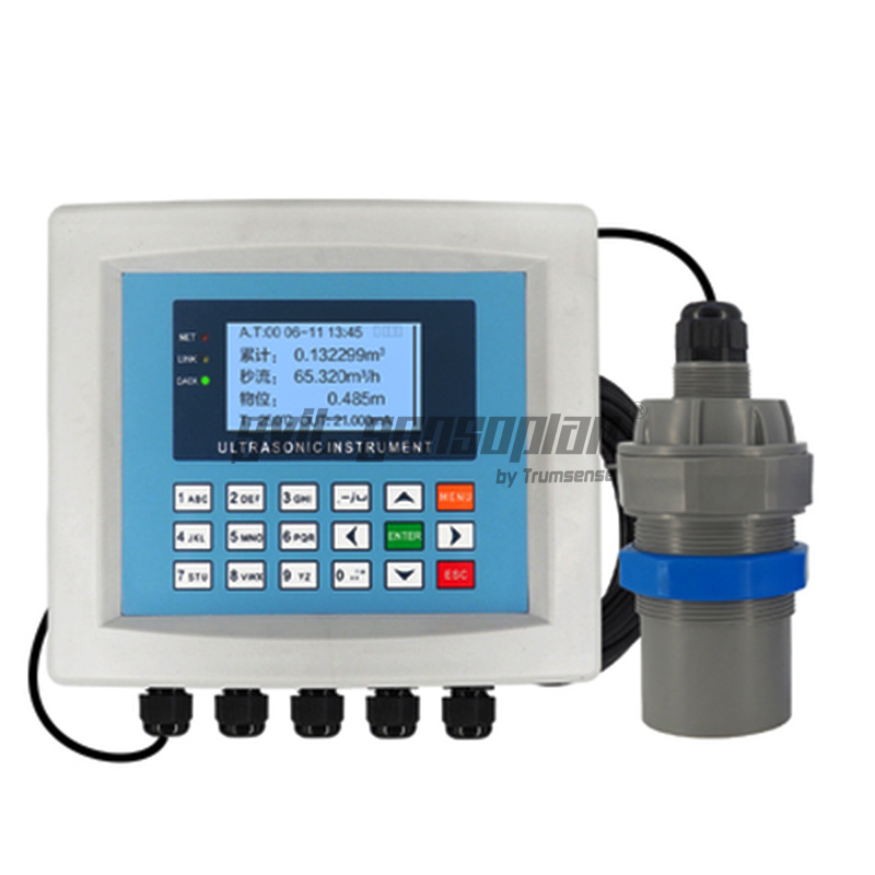 Trumsense IP68 Probe Ultrasonic Open Channel Flowmeter Rs-485, Modbus, 4-20ma Current Signal And Multi-channel Switch Value Can Be Equipped With Sms Or Gprs Wireless Module To Realize Remote Telemetry