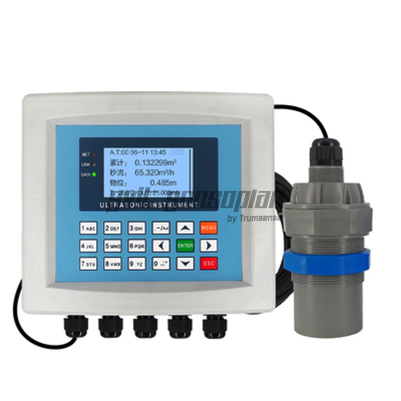 Trumsense IP68 Probe Ultrasonic Open Channel Flowmeter Rs-485, Modbus, 4-20ma Current Signal And Multi-channel Switch Value Can Be Equipped With Sms Or Gprs Wireless Module To Realize Remote Telemetry