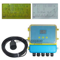 Trumsense 4 To 20ma Range 5 To 20m Ultrasonic Mud Level Meter Sludge Interface Meter Measure Water Depth And Sludge Thickness Together With Temperature Compensation