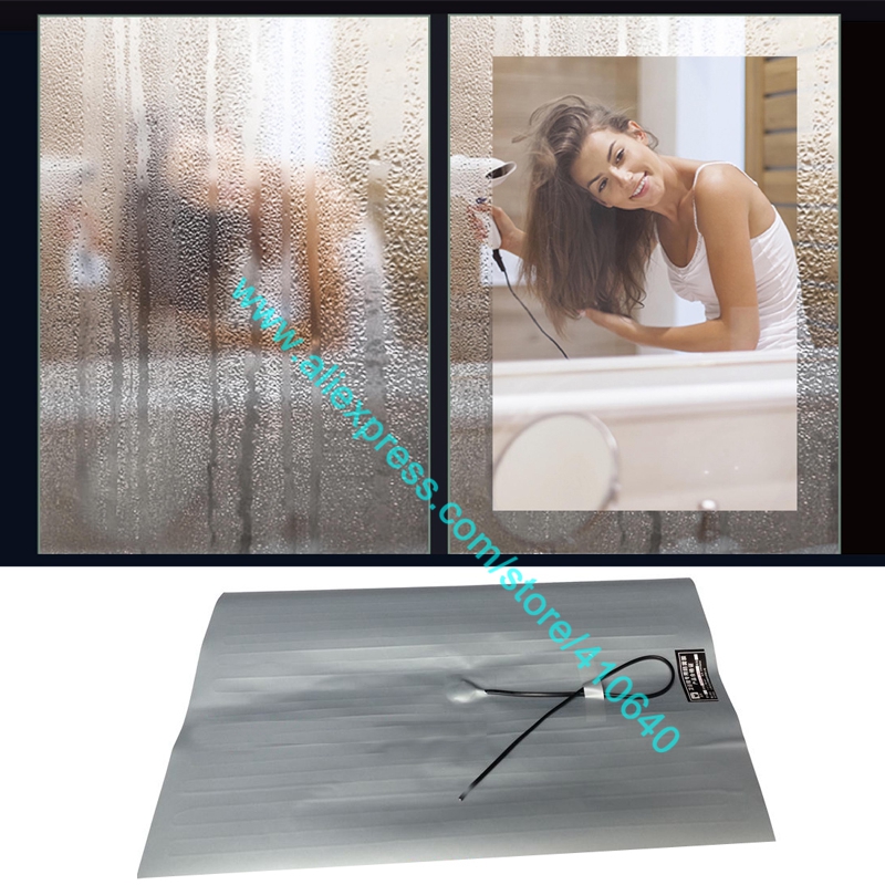 600x1000 mm Antifog Film For Bathroom Mirror Electric Heating Mirror Film Washroom Mirror Film to Remove the Mist