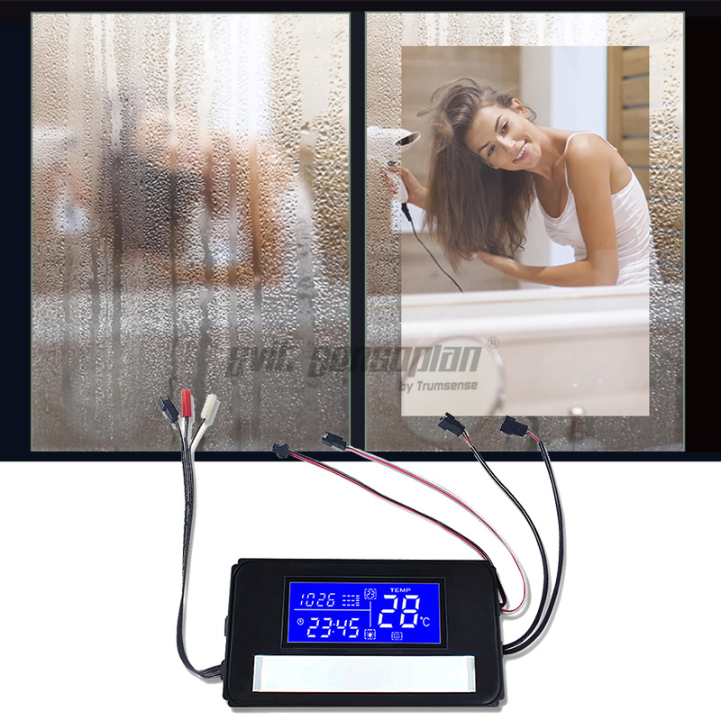 Trumsense K3015CAH Led Mirror Time Temperature Display Smart Mirror Radio Bluetooth Play Touch Display