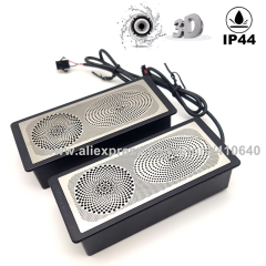 Trumsense 2022 Black LED Screen K3015CBS-S5A Touch Panel Radio Clock Temperature Date Defog Bluetooth-compatible for LED Mirror Used for Hotel Home KTV Make-up Room or Any Other Mirror Refurbishment