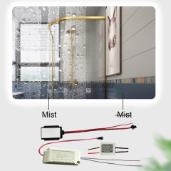 Trumsense K3013CAR01 DC12V Touch Switch Stepless Dimmer Control On Off of anti-fog Film for Home Washroom Water Closet Hotel