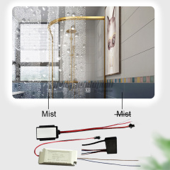 Trumsense K3013CAR04 DC12V Touch Switch Stepless Dimmer Control On Off of anti-fog Film for Home Washroom Water Closet Hotel