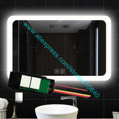 Trumsense WS08F2 Series Two Way Touch Switch Led Brightness And Color Temperature Adjusting Switch Defogging Touch Switch