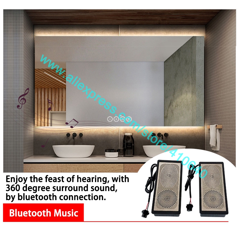 Trumsense DC 12V K3030B Touch Switch Adjust Brightness and 2 LED Colour Strips with Bluetooth-compatiable for LED Mirror