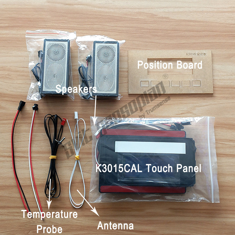 Trumsense K3015CAL Touch Switch Panel With LED On Off Time Temperature Date Radio Bluetooth-compatiable for Bathroom LED Mirror