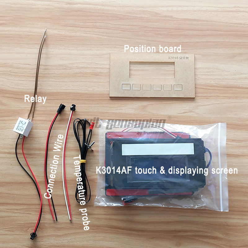 Trumsense K3014AF Light Mirror Touch Switch With Anti-fog Control Led Mirror Clock Time Date Touch Display Factory Supplying