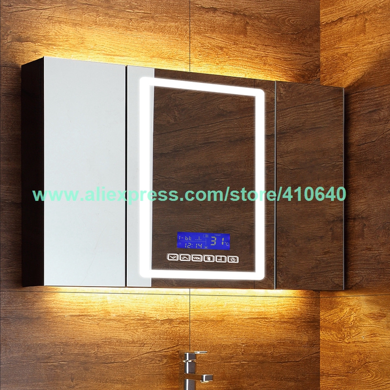 Trumsense K3015CAL Touch Switch Panel With LED On Off Time Temperature Date Radio Bluetooth-compatiable for Bathroom LED Mirror