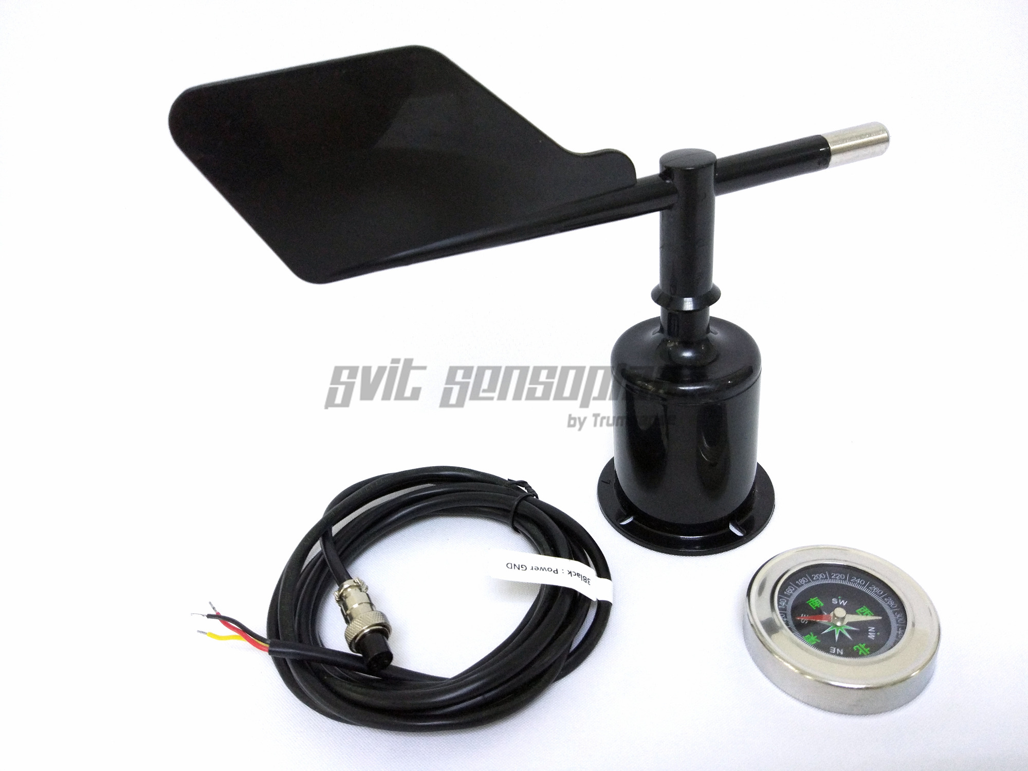 Trumsense STTWD930020 DC 9 to 30V Power Supply 0 to 20mA Current Output Wind Direction Sensor Wind Direction Meter for Weather Station of School or Weather Monitoring Agency