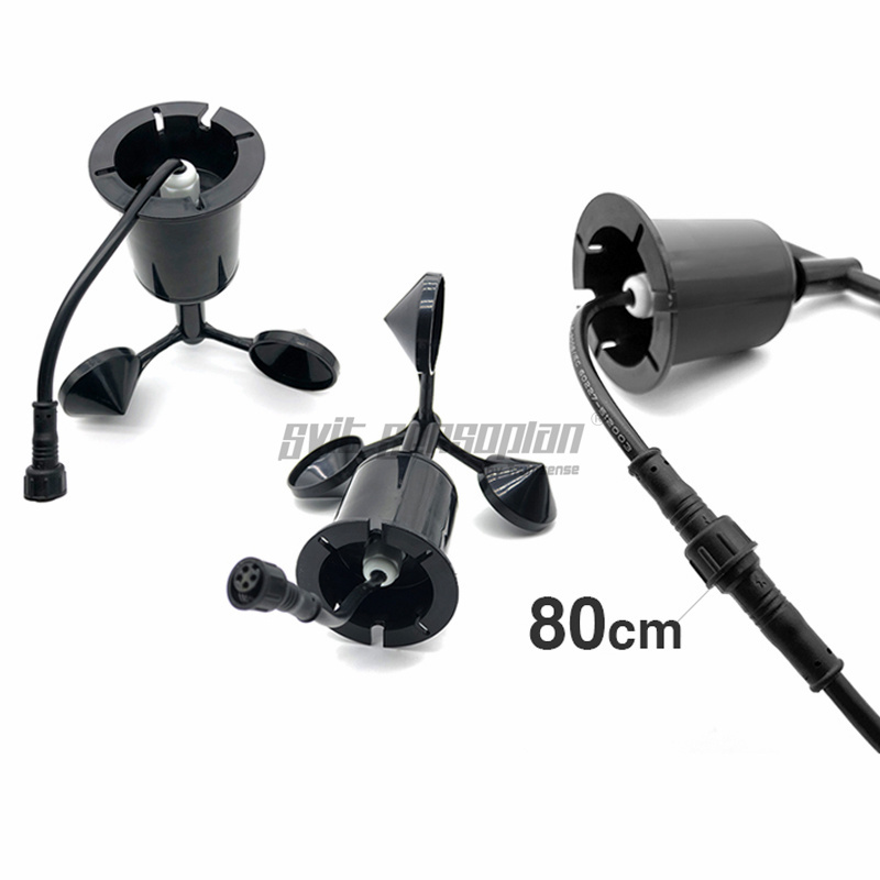 Trumsense STTWS5232 RS232 출력 풍속 센서 DC 5V 전원 공급 장치 폴리카본 소재 방수 Design3 컵 농업 또는 소규모 기상 관측소용 풍속 센서