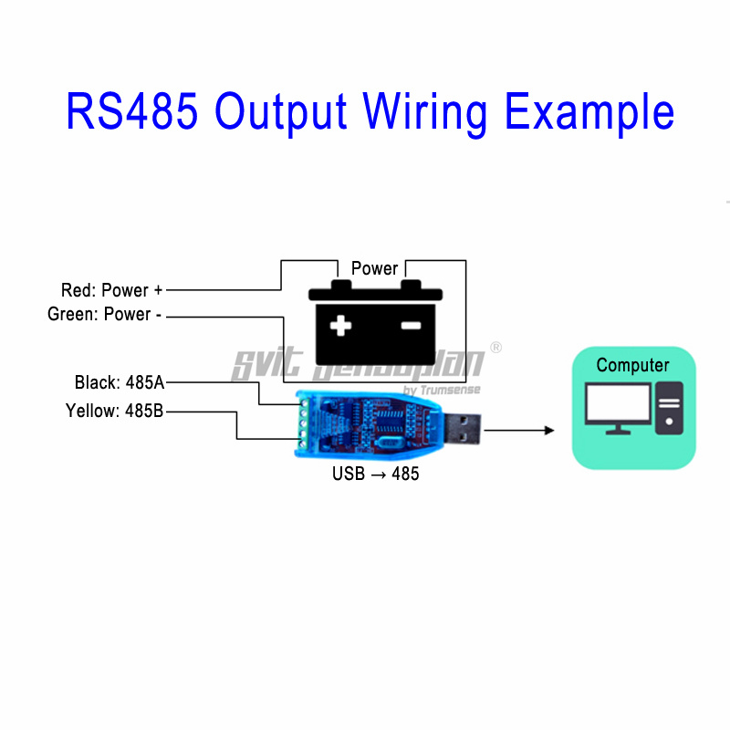 Trumsense STTWSWDI930025C Integrated Wind Speed and Direction Sensor 9 to 30V Power 0.2 to 5V Output Used for Meteorological Monitoring Made of Polycarbon Material
