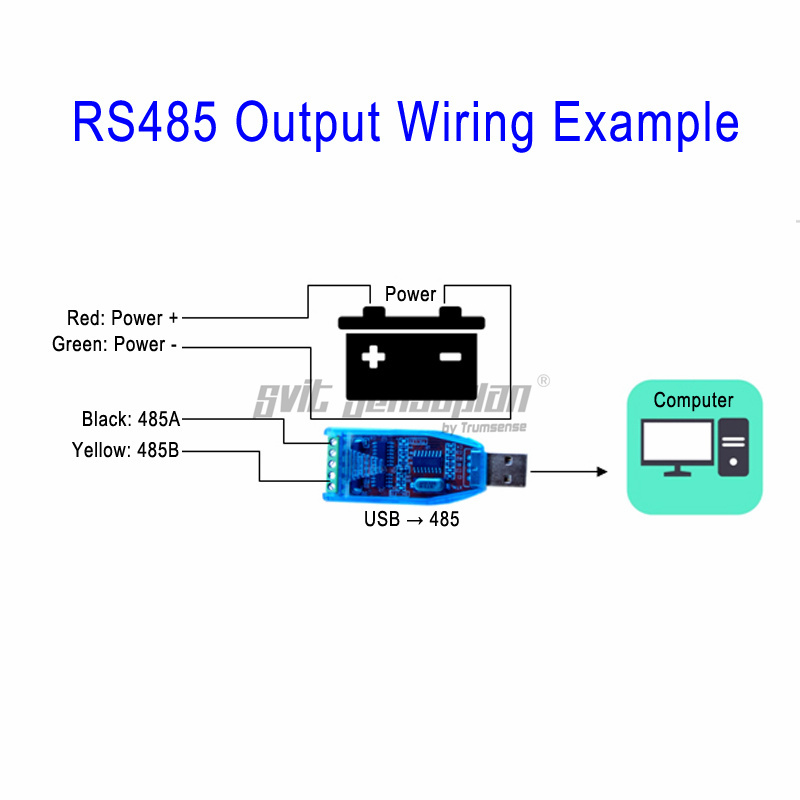 Trumsense STTWSWDI930025C Integrated Wind Speed and Direction Sensor 9 to 30V Power 0.2 to 5V Output Used for Meteorological Monitoring Made of Polycarbon Material