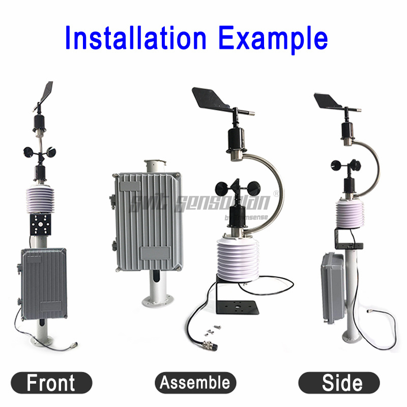 Trumsense STTWSWDI5020C DC 5V Power 0 to 20mA Output Integrated C Type Wind Speed and Wind Direction Sensor with Water Proof Design for Multi-function Weather Station