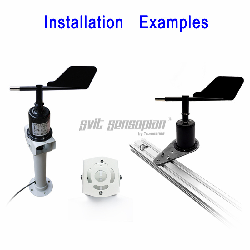 Trumsense STTWD930420 4 to 20 mA Output Wind Direction Sensor 360 Degree 9 to 36V Power Supply for Environment or Weather Data Collection Can Be Connected To Server