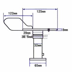 Trumsense STTWD122405C 12 to 24V Wind Direction Sensor Anemoscope Apply for Meteorological Environment Monitoring 0 to 5V Output Water Proof Design