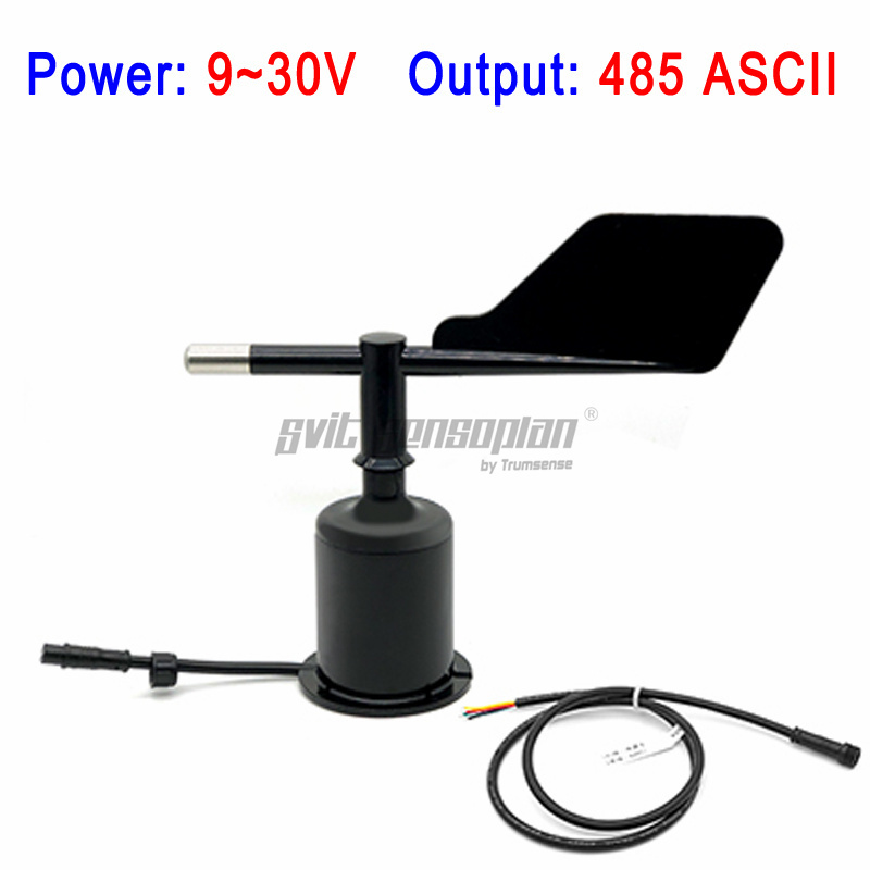 Trumsense STTWD930485A RS485 ASCII Output DC 9 to 30 V Power Supply Polycarbon Material Wind Direction Sensor With High Sensitivity and Perfect Water Proof Design