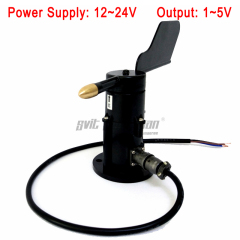 Trumsense STTWD122415C Polycarbon Wind Direction Sensor with Strong anti-common Mode Interference Ability 12-24V Power 1-5V Output Free Shipping World Wide