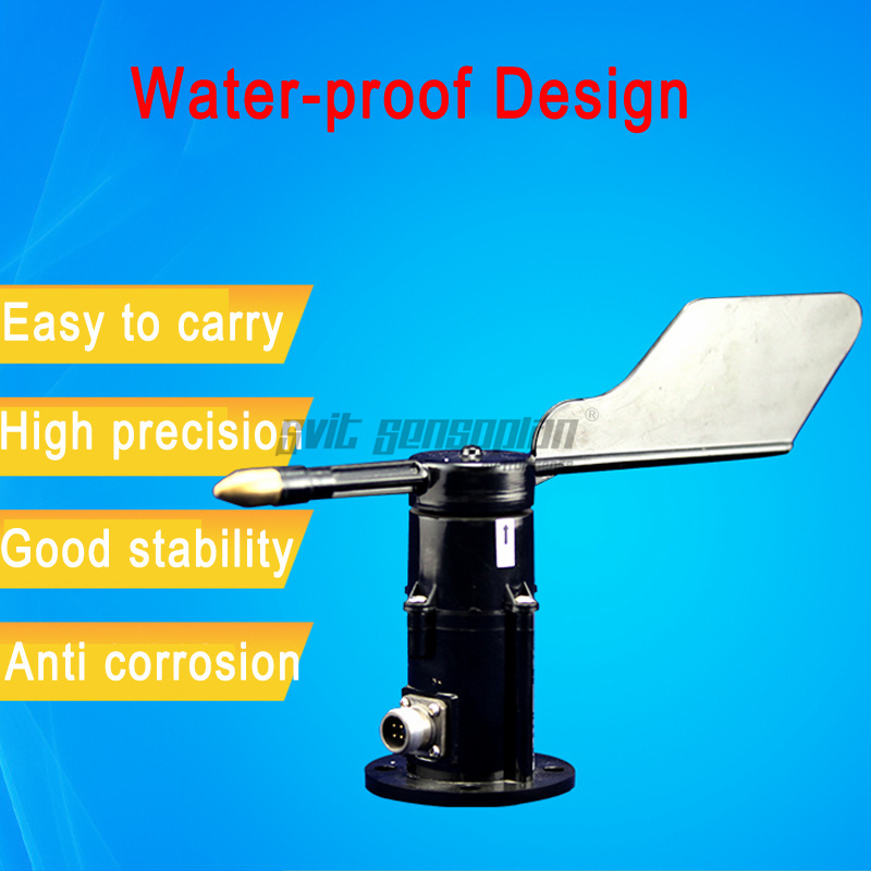 Trumsense STTWD724RS485C Wind Direction Sensor Wind Vane 360 Degree With Super High Precision Angle Sensor 7 to 24V Power RS485 Output for Scientific Research