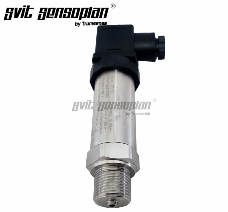 Trumsense STT-15 Diffusion Silicon Pressure Transmitter 0 to 25 Kpa Range 24V DC Power 4 to 20mA Output Universal Application