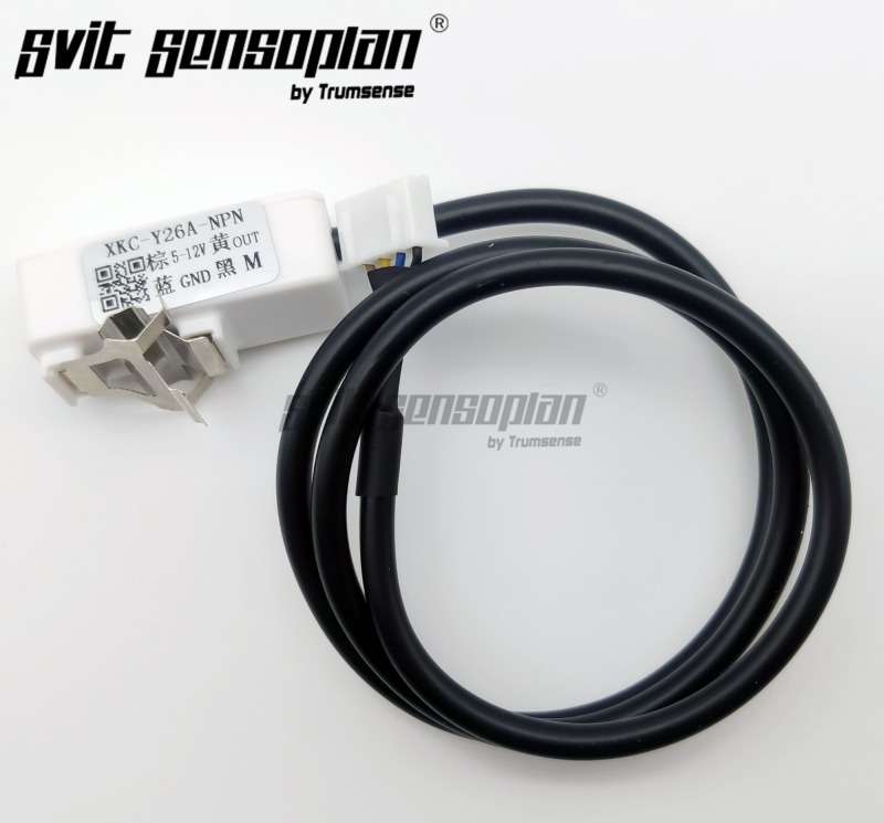 Trumense Capteur de niveau d'eau sans contact Jaw Type d'installation Capteur de niveau de tuyau d'eau pour tuyau de 4 à 10 mm de diamètre Détection de niveau de liquide XKC-Y26A-NPN Alimentation 5 à 12 V