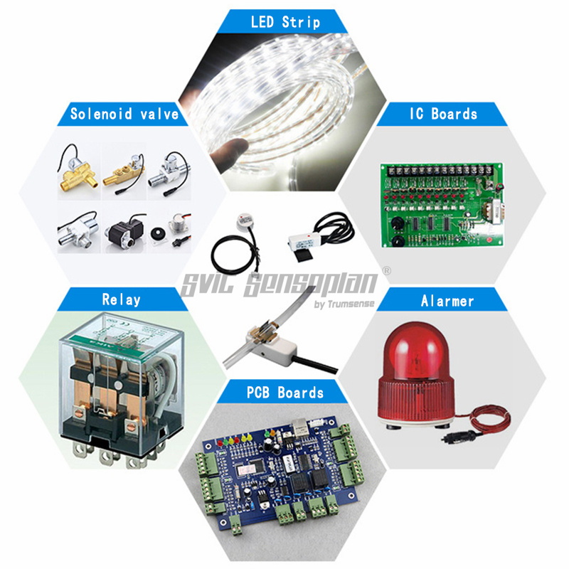 Trumense XKC-Y26A Tubular Contactless Water Level Sensor for Liquid with Conductivity DC 24V Power Supply Outer Jaw Installation Type