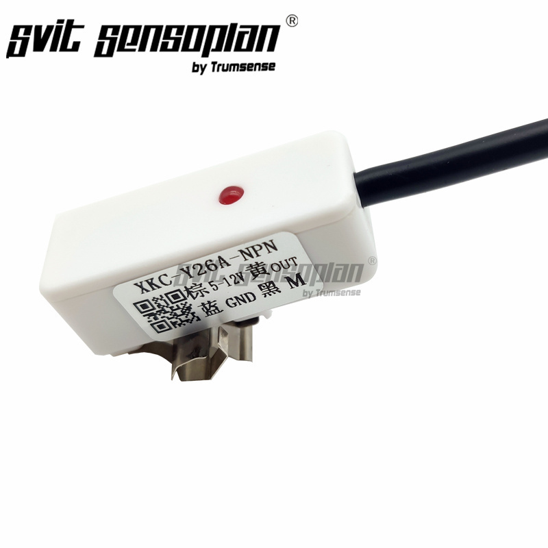 Trumense Capteur de niveau d'eau sans contact Jaw Type d'installation Capteur de niveau de tuyau d'eau pour tuyau de 4 à 10 mm de diamètre Détection de niveau de liquide XKC-Y26A-NPN Alimentation 5 à 12 V