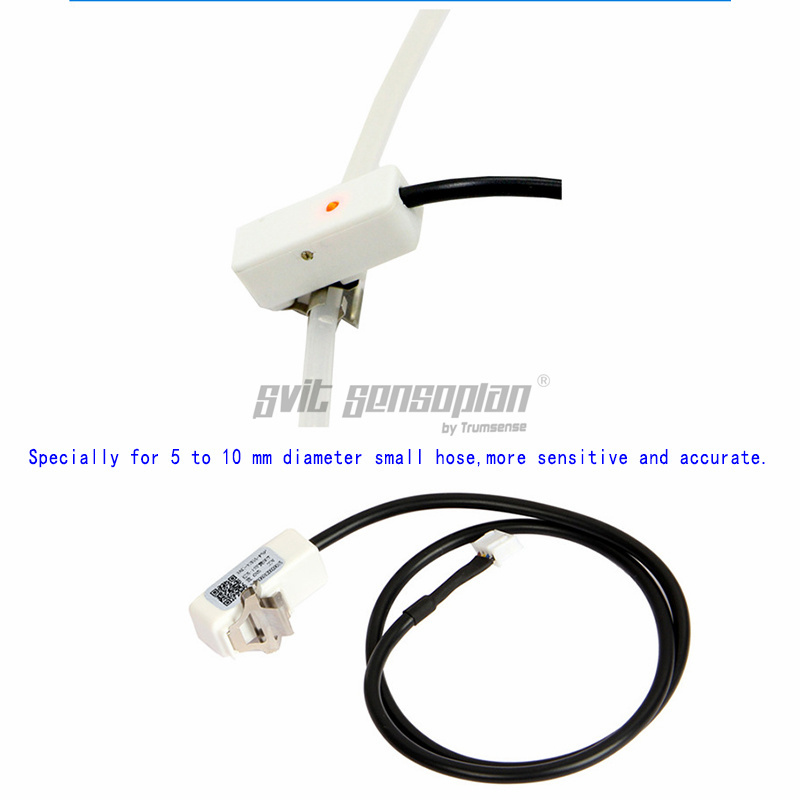 Trumense Contactless Water Level Sensor Jaw Installation Type Water Hose Level Sensor for 4 to 10mm Diameter Pipe Liquid Level Detecting XKC-Y26A-NPN 5 to 12V Power Supply