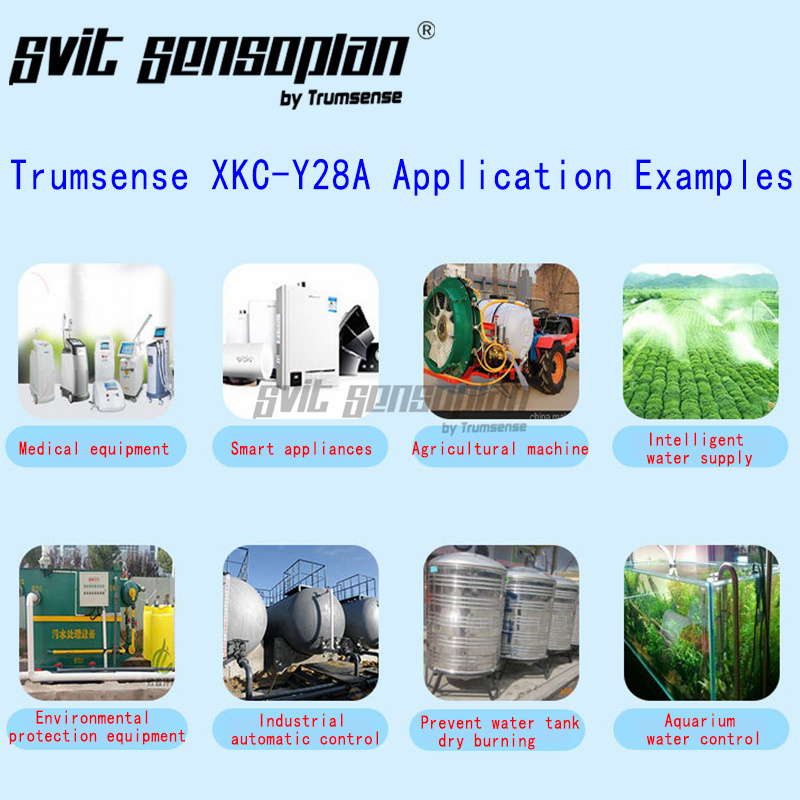 Trumsense Contactless Water Level Sensor for Strong Acids Alkalis Tube Liquid Level Detecting Adjustable Sensitivity XKC-Y28A 5V