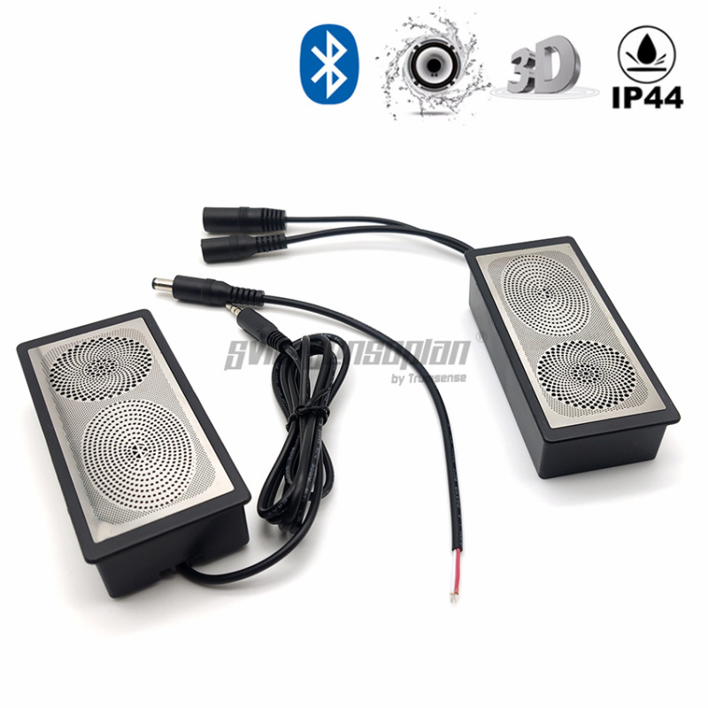 Trumsense BL12 DC 12V Bluetooth-compatible Speaker IP44 Water Proof Perfect Sound Speaker Mini Size for Bathroom Washroom