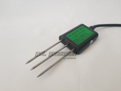 Trumsense IP68 Soil Moisture AND Temperature Sensor Soil Content Measurement 4 to 20 mA or Modbus RS485 or 0 to 2V Output For Agriculture Science Monitor