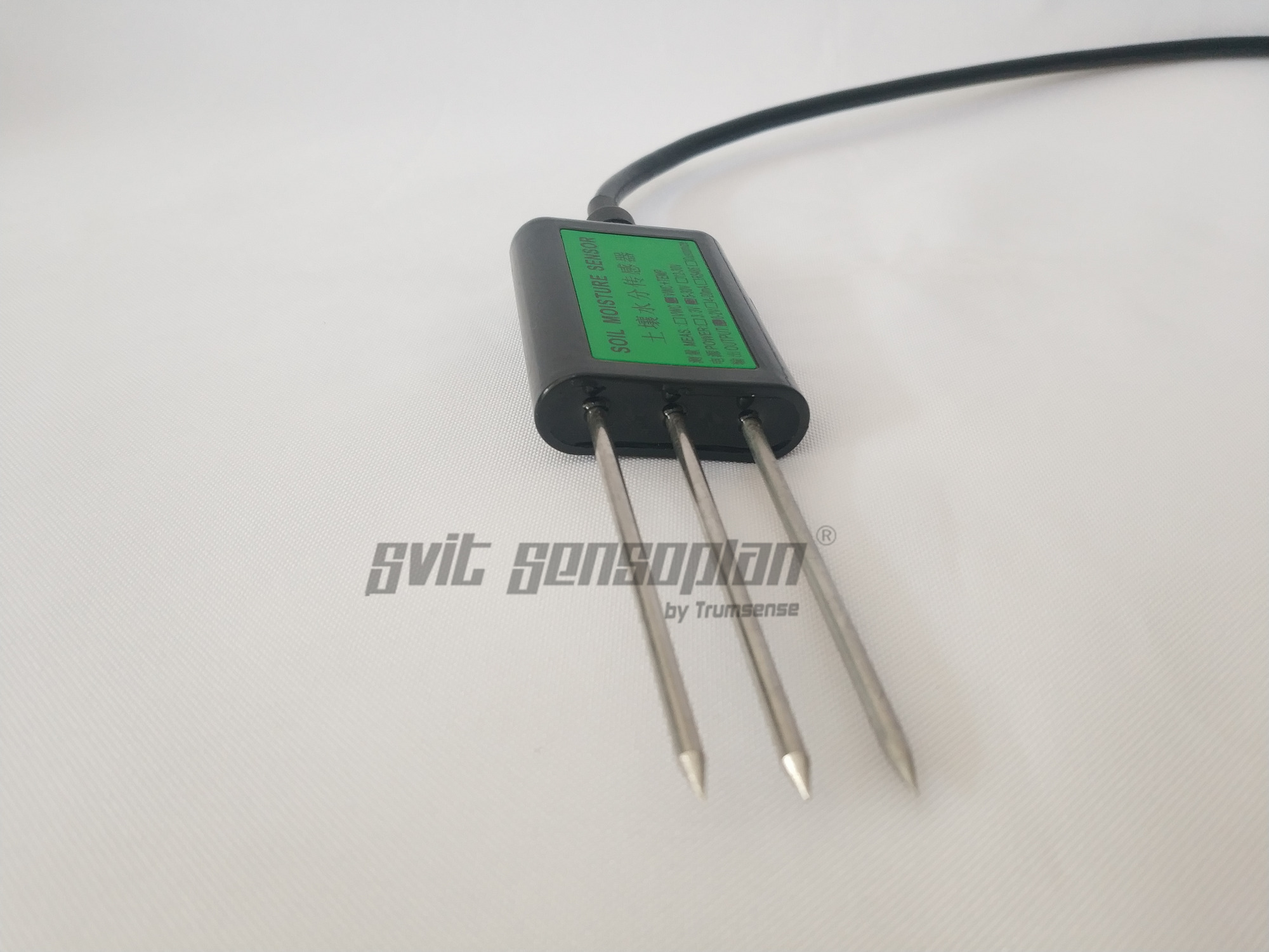 Trumsense IP68 Soil Moisture AND Temperature Sensor Soil Content Measurement 4 to 20 mA or Modbus RS485 or 0 to 2V Output For Agriculture Science Monitor