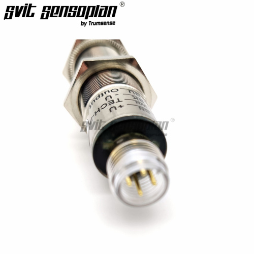 Capteur de distance ultrasonique Trumsense NPN bidirectionnel M18, précision de 0,3 %, portée de 1 m, alimentation de 15 à 30 V, fréquence de 200 kHz pour une détection intelligente