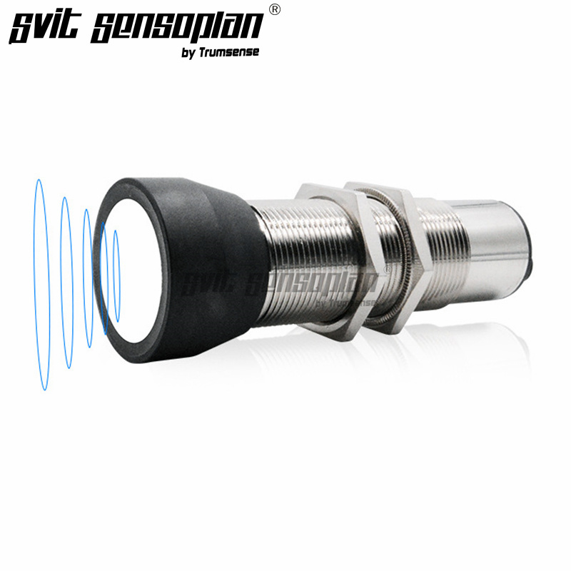 Trumsense NPN Output TPT75F30TRN4000 Ultrasound Sensor 15 to 30V Power Supply 0.25 to 4 m Range for Container Loading Status