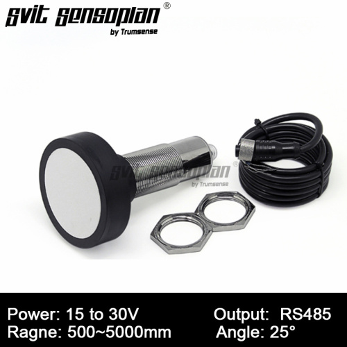 Trumsense RS485 출력 M30 초음파 센서 모듈, 15~30V 전원, 5미터 측정 범위, 지능형 자동 생산 제어용