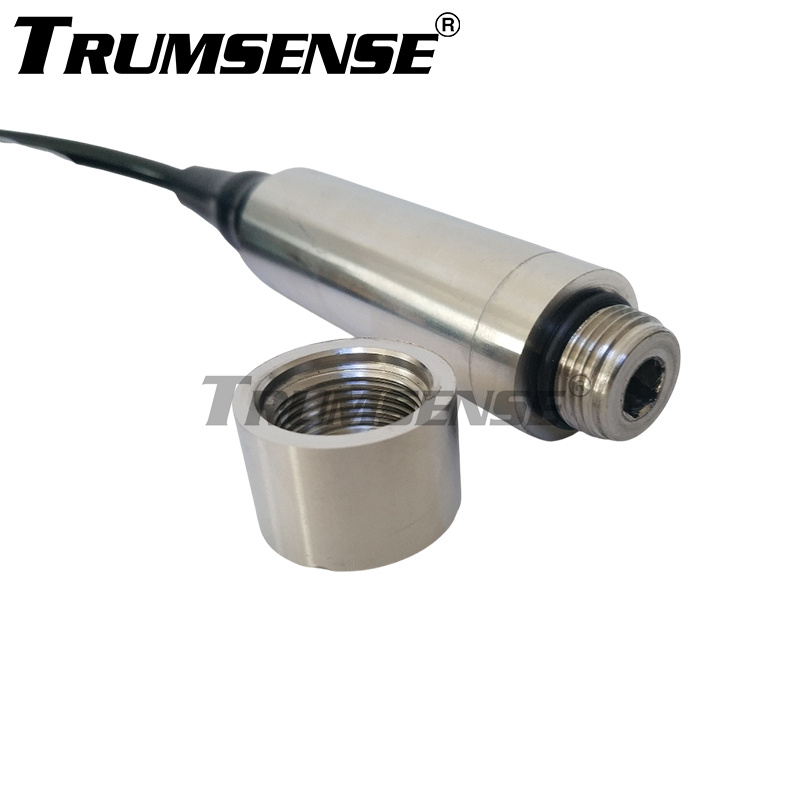 24V DC Power 5 Meter Range Submersible Water Level Transducer Liquid Level Transducer Sensor 4 to 20 mA Output Customized Production Available