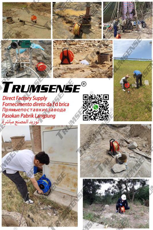 10th Generation 50m Portable Ruler Cable Water Level Meter For Deep Well Water Level Indicating