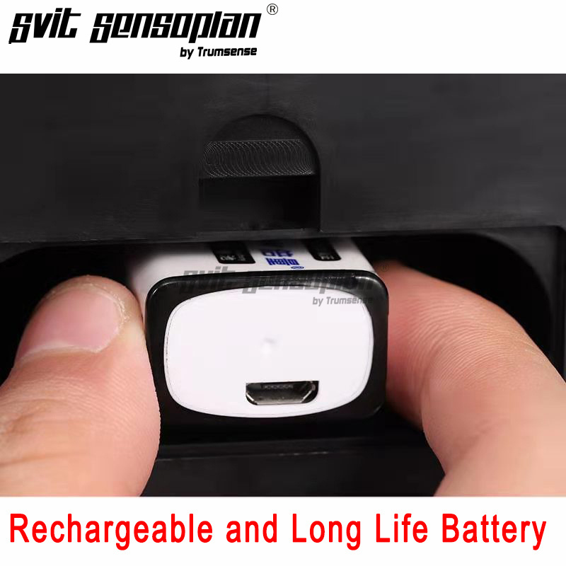 Medidor de nível de água Trumsense de 10 metros, régua de aço, fita, medidor de profundidade de poço de água, medidor de profundidade de líquido, suporte de aço e campainha