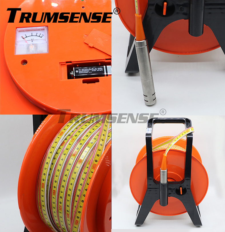 New Technic 20 m Steel Cable Portable Ruler Water Level Meter for Well ...