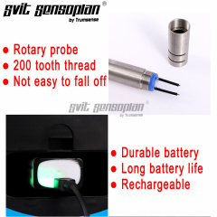 Medidor de nível de água Trumsense de 10 metros, régua de aço, fita, medidor de profundidade de poço de água, medidor de profundidade de líquido, suporte de aço e campainha