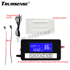 Trumsense Four-button Display Sensor Switch K3014a Time Temperature Date Display Led Mirror Touch Sensor Switch