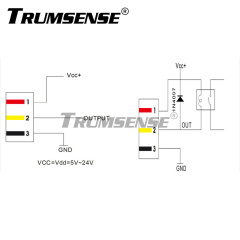 WS03 Cheap Liquid Water Level Sensor Capacitance Water Level Sensor 2 Working Voltage 24V DC Non-Contact from Factory
