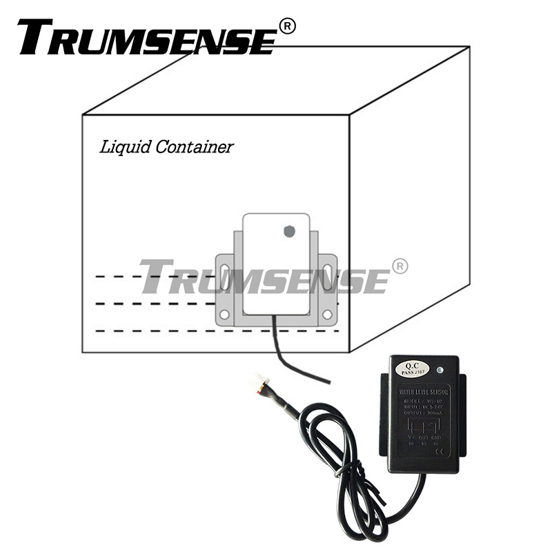 WS02 Бесконтактный емкостный датчик уровня воды или жидкости. Низковольтный химический датчик уровня. Интеллектуальный бесконтактный датчик уровня жидкости.