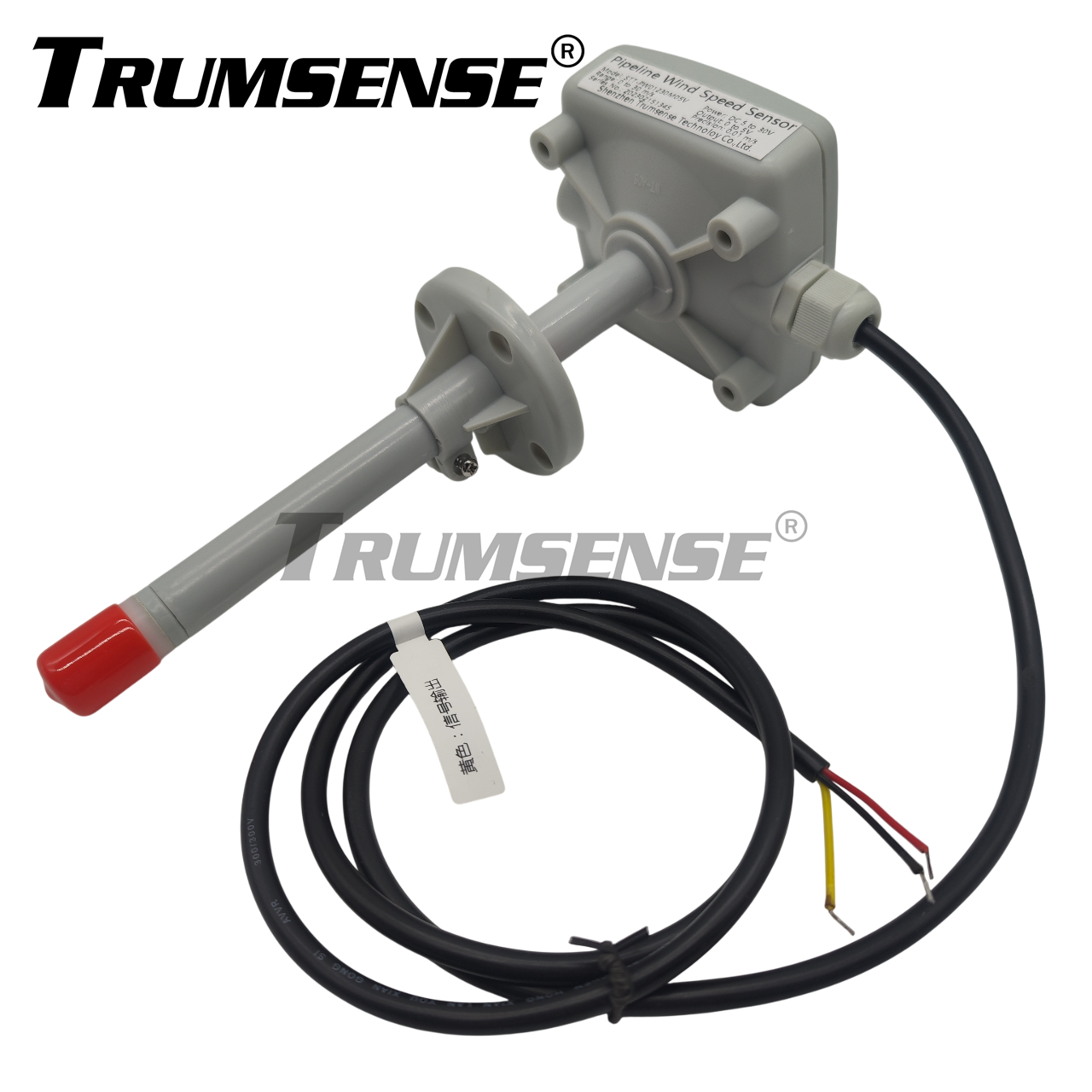 STT-PW01230M05V High Precision Ducted Air Velocity Sensor 0-30 m/s 0-5V Output, for HVAC or Pipeline Air Flow Measurement No Zero-point Offset