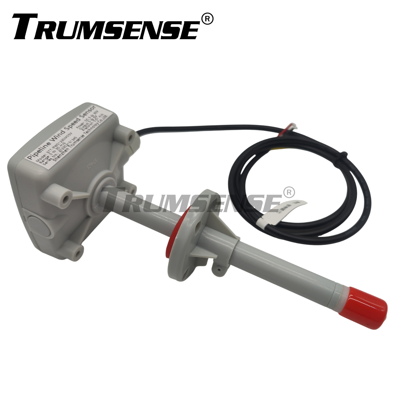 STT-PW01230M05V High Precision Ducted Air Velocity Sensor 0-30 m/s 0-5V Output, for HVAC or Pipeline Air Flow Measurement No Zero-point Offset