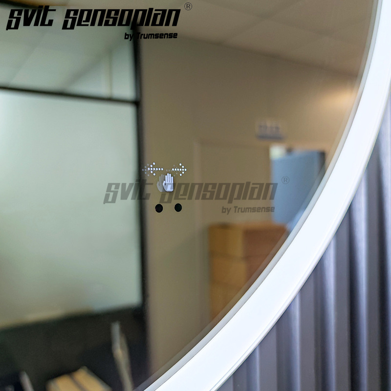 Trumsense Infrared Hand Scan Sensor Switch WS08CR-S5A-WV 60 W 15cm Sensing Distance Steplessly Dimming for Bathroom LED Mirror