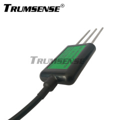 Sensor de Umidade e Temperatura do Solo Trumsense® Transmissor de Teor de Umidade do Solo Faixa de medição: 0-100% Saída: 0 a 2V RS485 Para uso agrícola ou doméstico