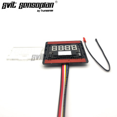 Trumsense K3103B-S7-WW Hand Wave Sensor Switch Time Temperature Display for Bathroom LED Mirror Stepless Dimming Defog Control